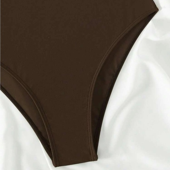 Boho leopard print one piece swimsuit - Picture 5 of 6